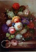 unknow artist Floral, beautiful classical still life of flowers.103